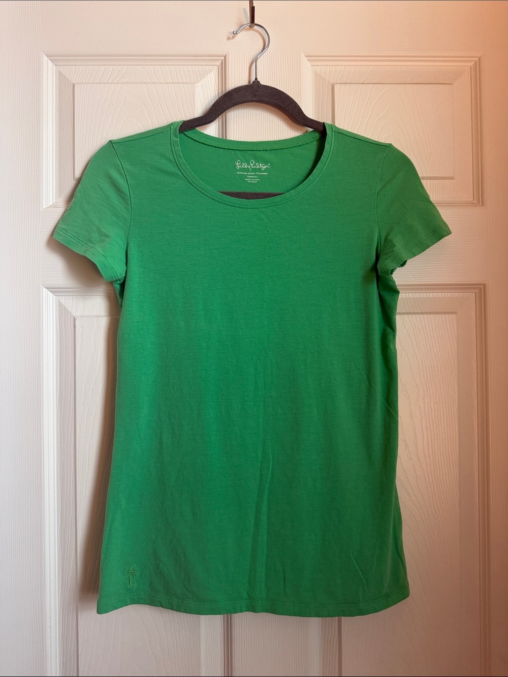 Lilly Pulitzer Bright Green Short Sleeve Crewneck Tee